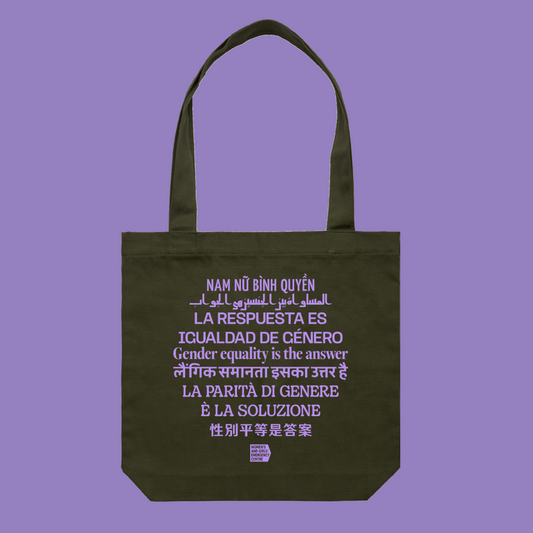 'Gender Equality is the Answer' Tote Bag
